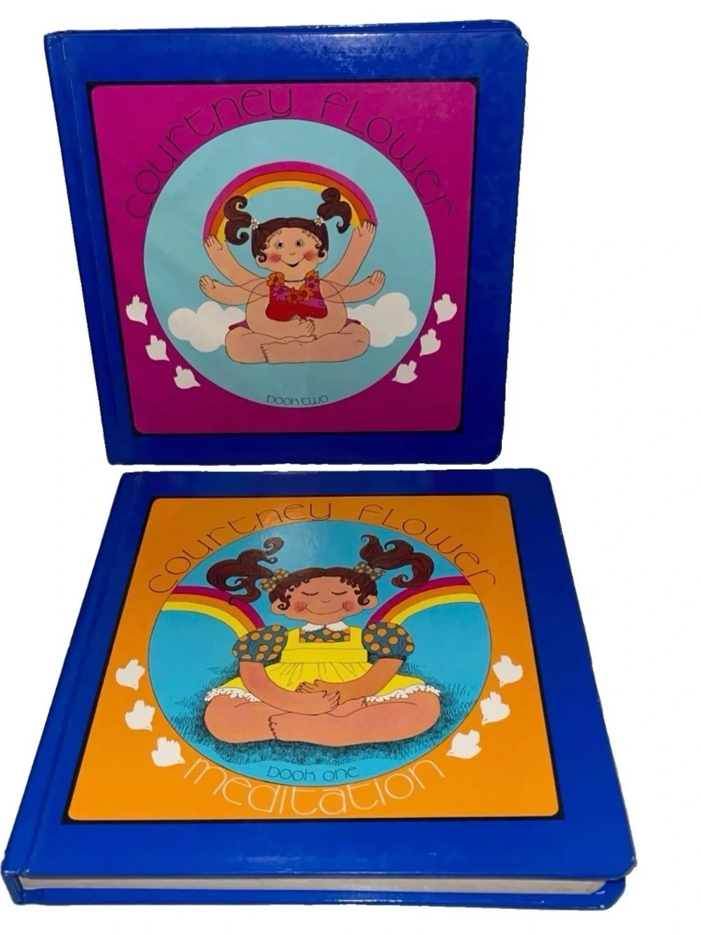 The Spiritual Adventures of Courtney Flower Animated 2 Bookset 1974- Japan
